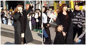 Park Bom Showed up on the Streets of Sinchon and Busked Her New Song, "Spring"