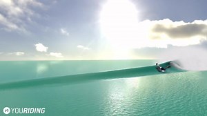 Bodyboard like a PRO at Shark Island!!! Download YouRiding - Surf and Bodyboard on Apple Store , Google Play Store and Steam. Remember. There’s no in-app purchase in the game. Never Stop Riding!!! #YouRiding #neverstopriding #Android #iOS #Steam #surf #bodyboard #gameplay | YouRiding Games