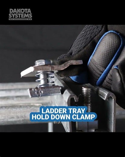 Ladder Tray Hold Down Clamp