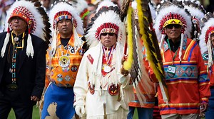 Ashley Callingbull, an Enoch Cree First Nation member, says she wants to see more actions and reparation during Pope Francis's Canadian tour. | CBC News