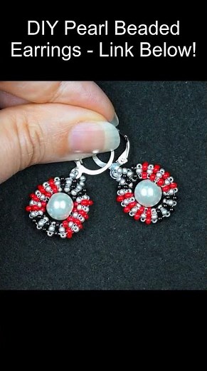 Elegant Pearl & Seed Bead Earrings - Easy Step‑by‑Step Tutorial!