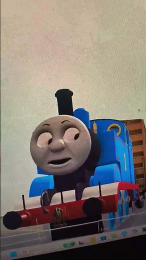 my trainz 19 Thomas after finally moving while pulling the most longest train in trainz 19 yet