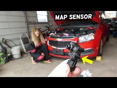 MAP SENSOR REPLACEMENT LOCATION CHEVROLET CRUZE SONIC. CHEVY CRUZE SONIC MANIFOLD ABSOLUTE PRESSURE