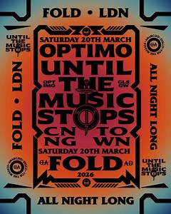 🚧 LONDON RAVE ALERT 🚧 On Saturday 22nd March Optimo returns to FOLD @fold.ldn in Canning Town, London. UNTIL THE MUSIC STOPS - The Optimo London Residency Series included one party at FOLD last year and I can honestly say THAT one was one of wildest parties we’ve ever experienced. Perhaps the space, the sound, the way people gather at Fold lends itself especially well to what we consider the essence of the “RAVE” to be. I dunno but it genuinely felt REAL and has stuck with me. Can’t wait for t