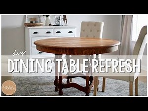 DIY Fix! Restoring an ANTIQUE Dining Table