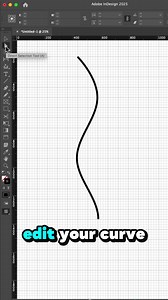 Learn how to create a curved line in #InDesign using the Pen tool. | CreativePro Network