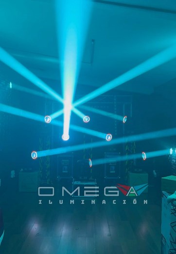 Luz LED 200W con Aro: Ideal para Fiestas y Antros