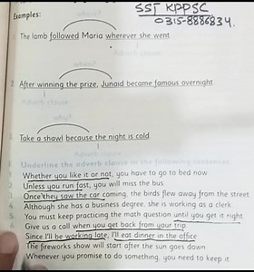 31K views · 632 reactions | Short tricks to Identify Adverbial Clauses and their types Kppsc SST TextBook | Solving Exercise| | Imran Khan-English Mentor | Facebook