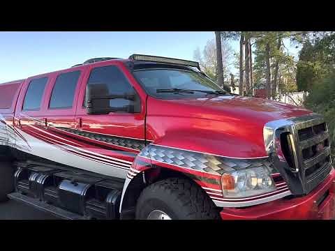 2004 Ford F650 6 Door Custom Stretch Super Truck Diesel Loaded