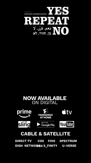 After 13 festivals worldwide, YES REPEAT NOW comes home. Now playing on most major digital VOD platforms including: @AppleTV @Fandango @GooglePlay @PrimeVideo @Sling and @YouTube. Also available on cable and satellite: @Cox @Dish @DirecTV @Xfinity, Fios, U-verse and @GetSpectrum. | Yes Repeat No - Film