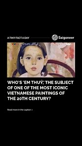 ‘Em Thúy’ is perhaps the best-known work by artist Trần Văn Cẩn, who’s widely considered one of the greatest Vietnamese painters of the modern age. The painting was officially bestowed the status of Vietnam’s National Treasure in 2013. The portrait has also been included in Vietnam’s public school syllabus for decades, further increasing its recognizability amongst Vietnamese. Nguyễn Minh Thúy — the subject of the iconic oil painting ‘Em Thúy’ — passed away on July 9, 2024 at her home in Thanh X
