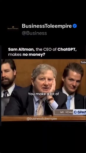 Business on Instagram: "The CEO behind ChatGPT earns just $76,000 a year—barely enough to cover basic expenses—even though OpenAI is valued at nearly $157 billion. He also holds no equity in the company. This choice is intentional: to preserve a nonprofit-driven mission and avoid conflicts of interest, despite a personal net worth of over $2 billion from early investments in Stripe and Reddit. Lesson: Altman’s leadership shows that impact can matter more than personal profit, proving you can dri