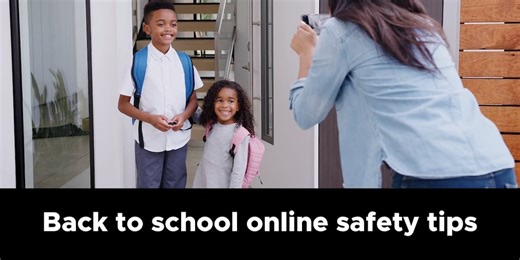 Back to school online safety tips