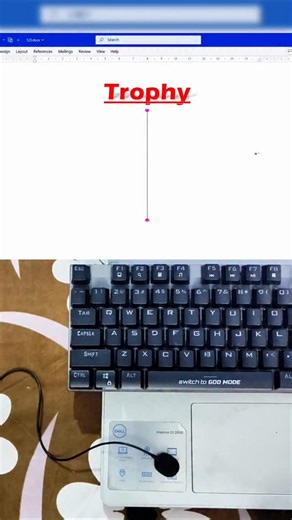 MS Office Shortcuts on Instagram: "Draw a Trophy Icon in MS Word Using Just a Keyboard Shortcut – This Feels Like Magic! #MSWordTips #KeyboardShortcuts #WordIcons #OfficeHacks #WordTricks ProductivityTips ShortcutsMagic Draw a trophy icon in MS Word using a simple keyboard shortcut. No images, no shapes, no design skills needed. In this quick Shorts tutorial, you’ll see how to instantly insert a trophy style icon using Word’s built-in font and shortcut method. Why this trick is worth knowing • S