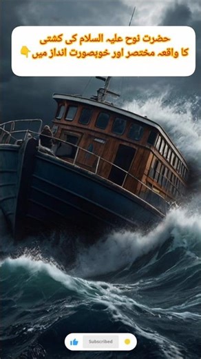 The Miracle Story of Prophet Noah (A.S) and His Ark | Hazrat Nooh A.S Story | Islamic Short