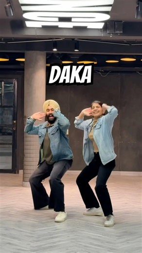 DAKA SONG DILJIT DOSANJH 😎 Bhangra Dance couple punjabi viral reel ♥️