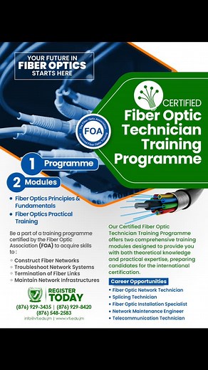 Vector Technology Institute | "Looking to jumpstart your career in Fiber Optics?" 🚀 For over 20 years, Vector Tech has been training and certifying professionals in... | Instagram