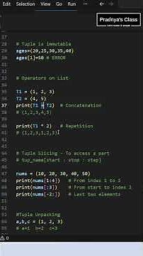 Python TUPLE | Class 11 | Class 12 | Computer Science #class12 #class11
