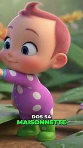 L'Escargot Heureux: Sa Maisonnette et la Pluie #shorts