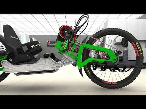 QUANTUM - tilting full suspension off-road handcycle