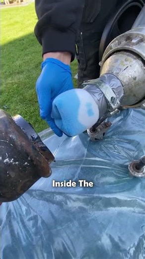 How Pipe Relining Fixes Leaking Pipes Without Breaking it😮|#shorts