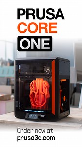 27K views · 351 reactions | Prusa CORE One is here! ✨ It’s precise, fast and reliable! Welcome our new fully enclosed CoreXY 3D printer with active chamber temperature control! https://blog.prusa3d.com/introducing-prusa-core-one-fully-enclosed-corexy-3d-printer-with-active-temperature-control_105477/ | Prusa Research 3D printers | Facebook