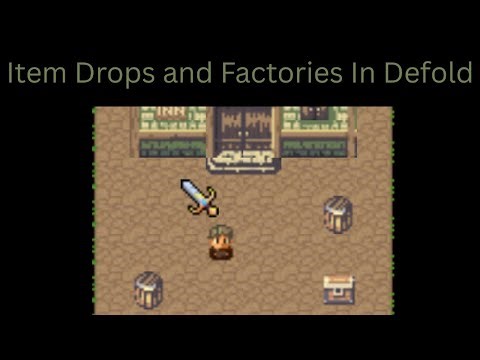 Item Drops and Factories - Defold 2D Tutorial 9 #defold #2dgames #guitutorial #lua