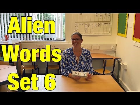 Year 1 Phonics Screening Check Practice - Real and Alien Words Set 6