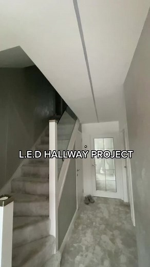 Creative LED Strip Lighting Design for Hallways