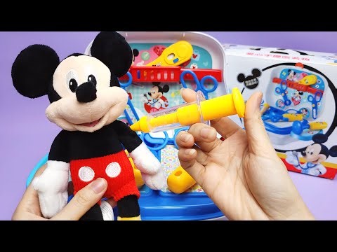 Disney Mickey Minnie Mouse Doctor Set Satisfying with Unboxing Compilation Toys ASMR