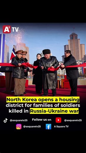 North Korea open housing district for its martyrs #tiktokviral #northkorea #housingdisctrict #martyrs #asquaretv