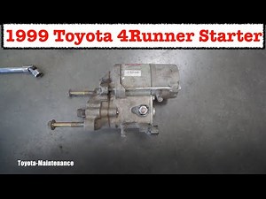 Toyota 4Runner starter works intermittenly
