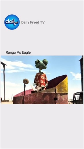 Daily Fryed TV on Instagram: "🎬Rango (2011) 👇🏻 Rango, a pet chameleon who aspires to be a hero, lands in a drought-affected town plagued by bandits. He claims to be the saviour and makes an attempt to protect it. A pet chameleon (voiced by Johnny Depp) is left stranded in the Mojave Desert after his terrarium falls out of his owners' car. He finds his way to the town of Dirt, a rundown outpost in the desert suffering from a severe drought. Posing as a tough gunslinger named Rango, he becomes