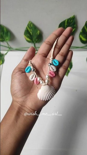 DIY NECKLACE IDEAS🐚(seashell jewelry)#diy #diycrafts #handmadejewelry #diyjewelry #ytshorts #explore