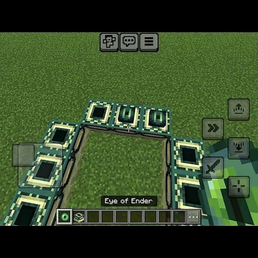 How to make a end portal in Minecraft