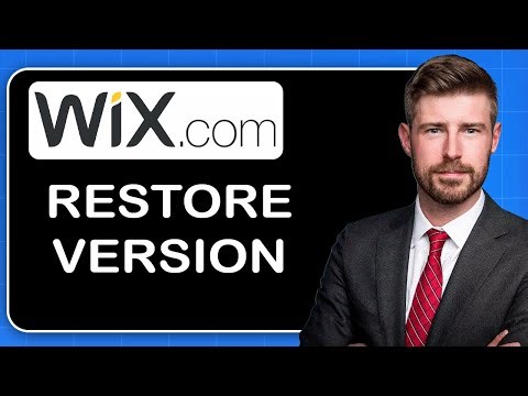 How to Restore a Previous Version of a Wix Website