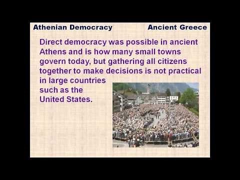 Athenian Democracy - reading lesson for kids