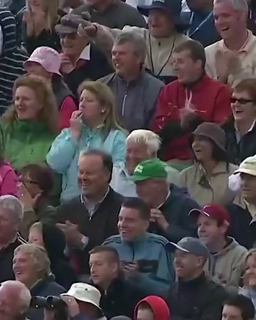 When you hit the green AND the water on the same approach shot 💦🫣 | Irish Open