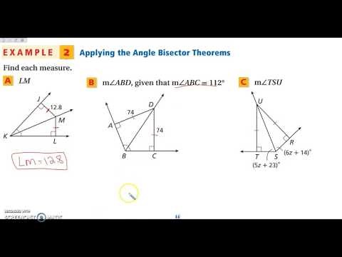 5-1 Perpendicular and Angle Bisectors
