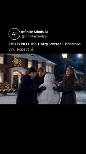 Artificial Intelligence (AI) • Tech • Business on Instagram: "🎄 Harry Potter… but Christmas goes VERY wrong 🧙‍♂️✨ What starts as holiday magic turns into pure chaos. This fan-made AI parody takes the wizarding world somewhere no one expected. Created by @ai_daniels, this episode blends festive madness, fantasy, and action into a crossover that feels half Christmas movie, half magical satire — without pretending to be official. Every scene, voice, and visual is fully AI-generated. No studio. No