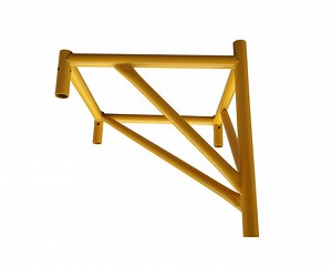 Heavy-Duty Scaffold Corner Bracket with Swivel Couplers