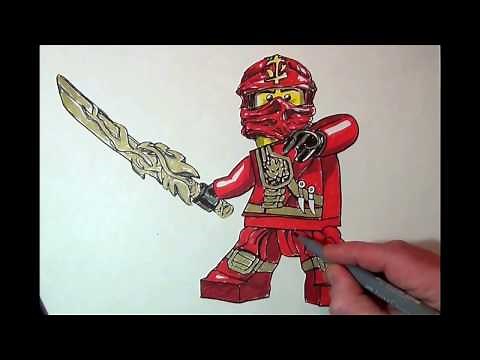 How to Draw #Kai#Ninjago#LEGO