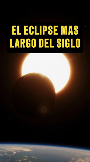 893K views · 10K reactions | EL ECLIPSE MAS LARGO DEL SIGLO﫨 #fbreelsfypシ゚viralシ #videoviralシ #solar #eclipse #cielo | universo desconocido | Facebook
