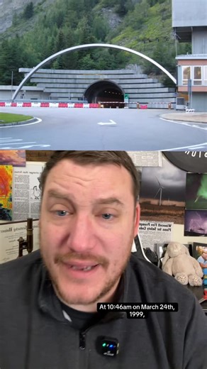 Disastrous History on Instagram: "Mont Blanc Tunnel Fire in France and Italy on March 24, 1999 #disastroushistory #disasters #history #fire #France"