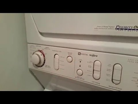 Maytag neptune stacked washer and dryer