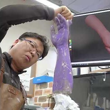 Built a Fully Articulated Bionic Hand, The moment he controls his new hand.