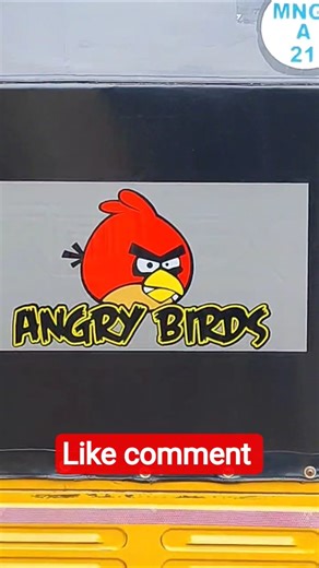 Angry Bird Stickering Fun 😍🎨 | Satisfying Stickers | #Shorts