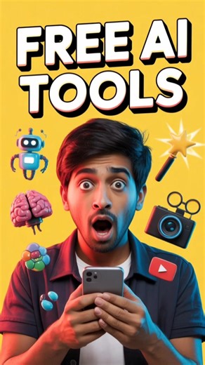 Top 5 FREE AI Tools 🤖 | Kaam 10x Fast! 🔥#AItools#WebVault#Shorts