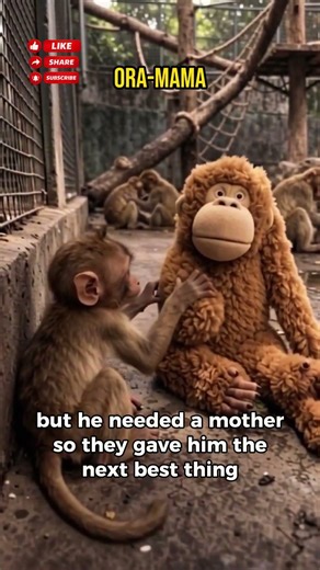 His Mother Rejected Him. What Happened Next Will Make You Cry #animalrescue #viral #shorts #monkey