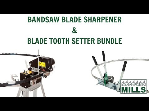 Woodland Mills Bandsaw Blade Sharpener & Blade Tooth Setter Bundle